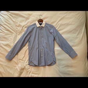 Men’s J Crew Open Collar Dress Shirt - Size M
